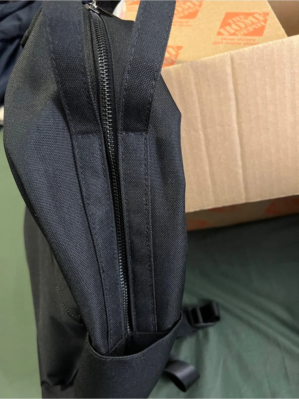 Classic Lightweight Black Backpack - Minimal Everyday - Back to School